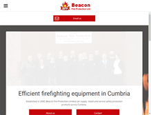 Tablet Screenshot of beaconfireprotection.co.uk